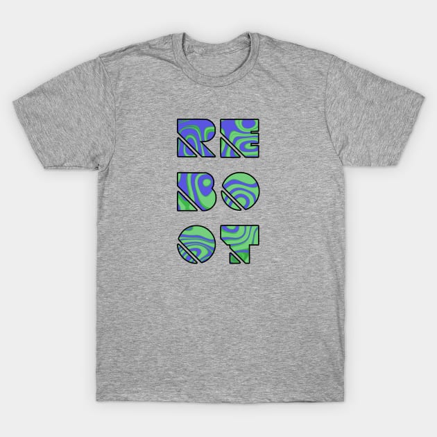 REBOOT Stacked Blended Floral II T-Shirt by mycomputer2000